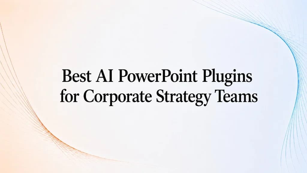 best ai powerpoint plugins corporate strategy