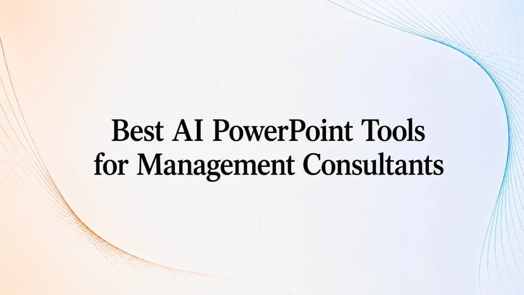 best ai powerpoint tools consulting 2026