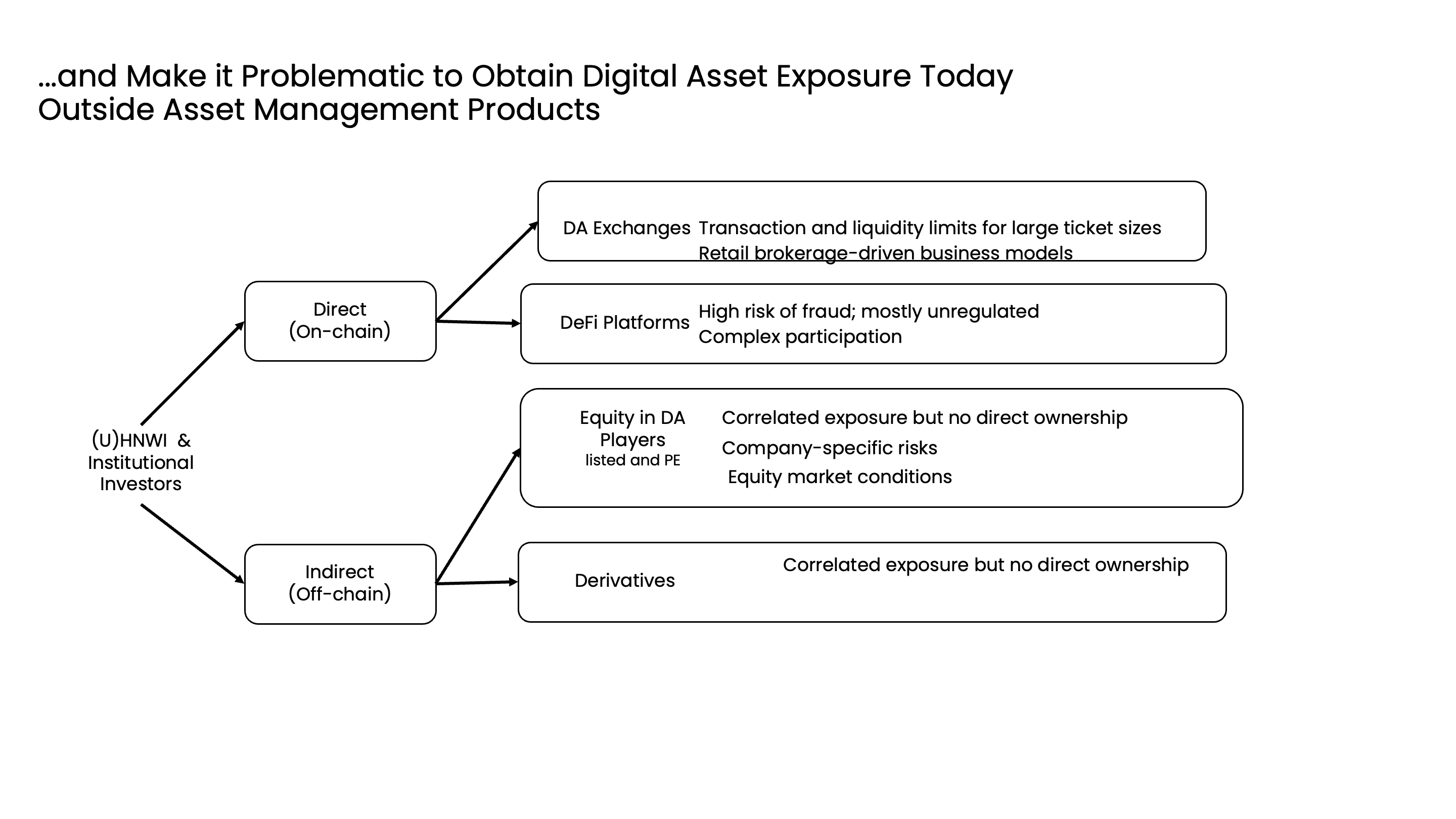 Digital Asset Exposure outline