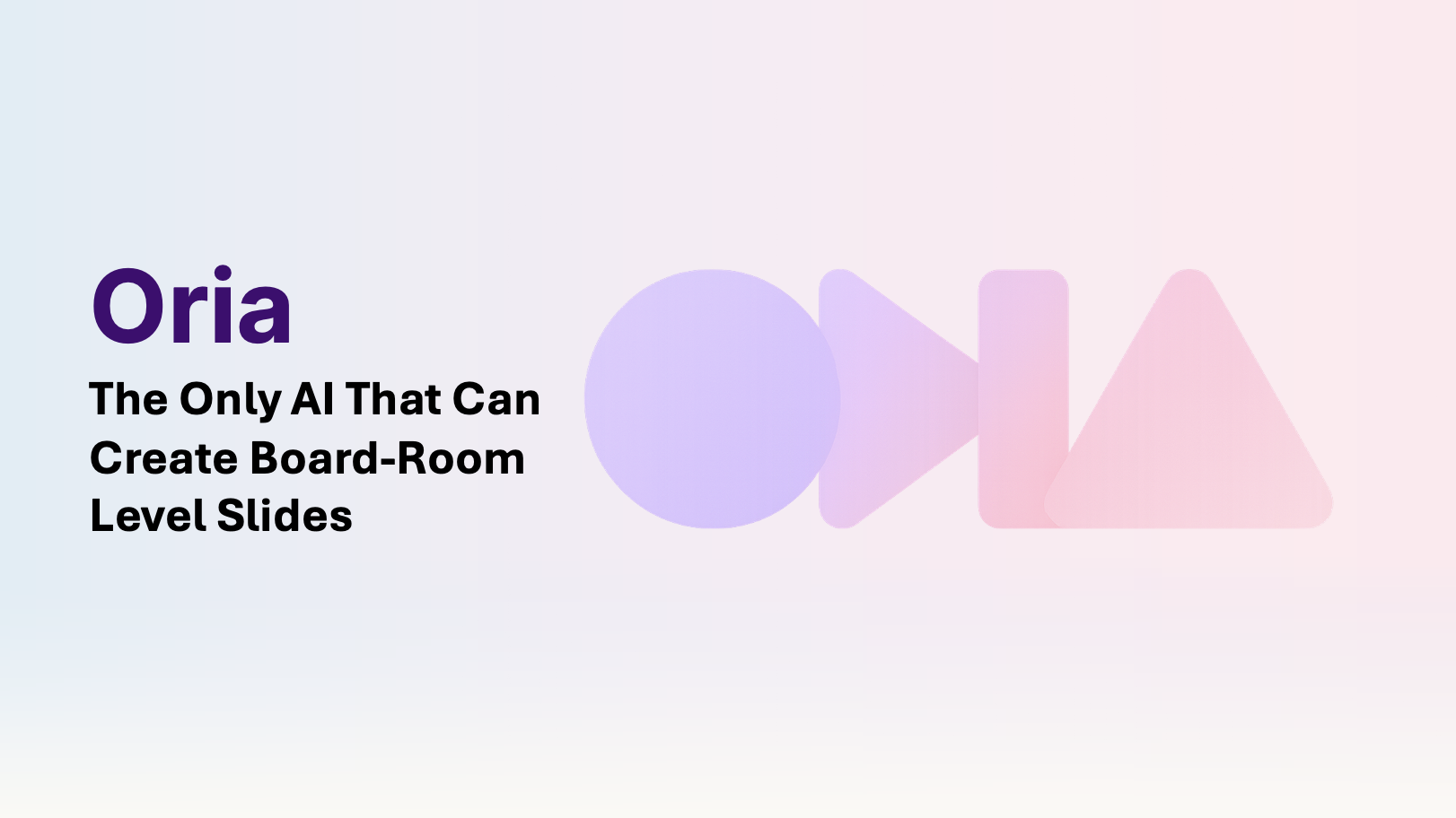 Welcome to Oria: Revolutionizing PowerPoint Design with AI