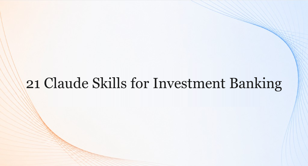 21-skill investment banking deal engine cover