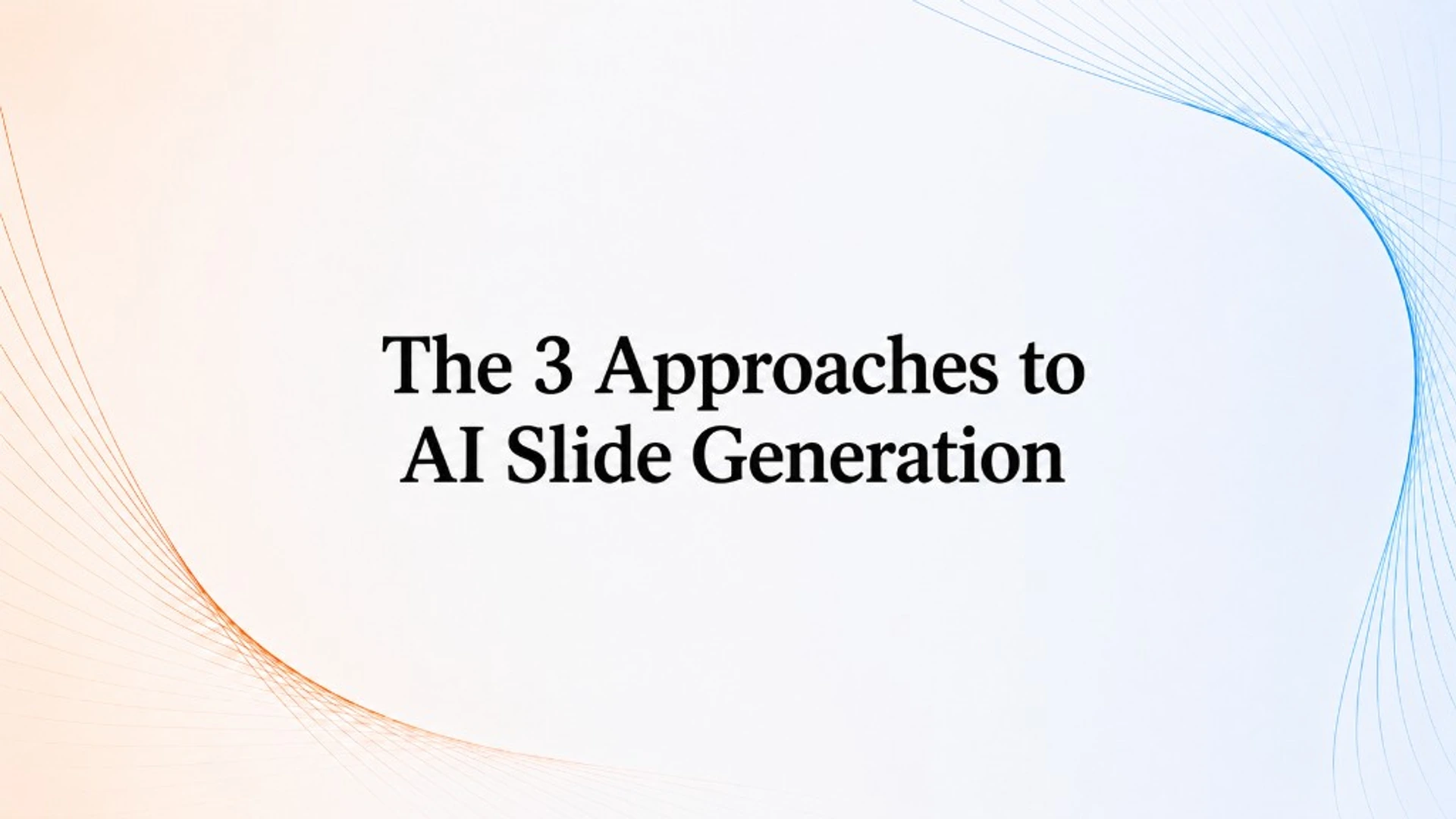 The three technical approaches behind ranking the best AI tool for consulting-style slides